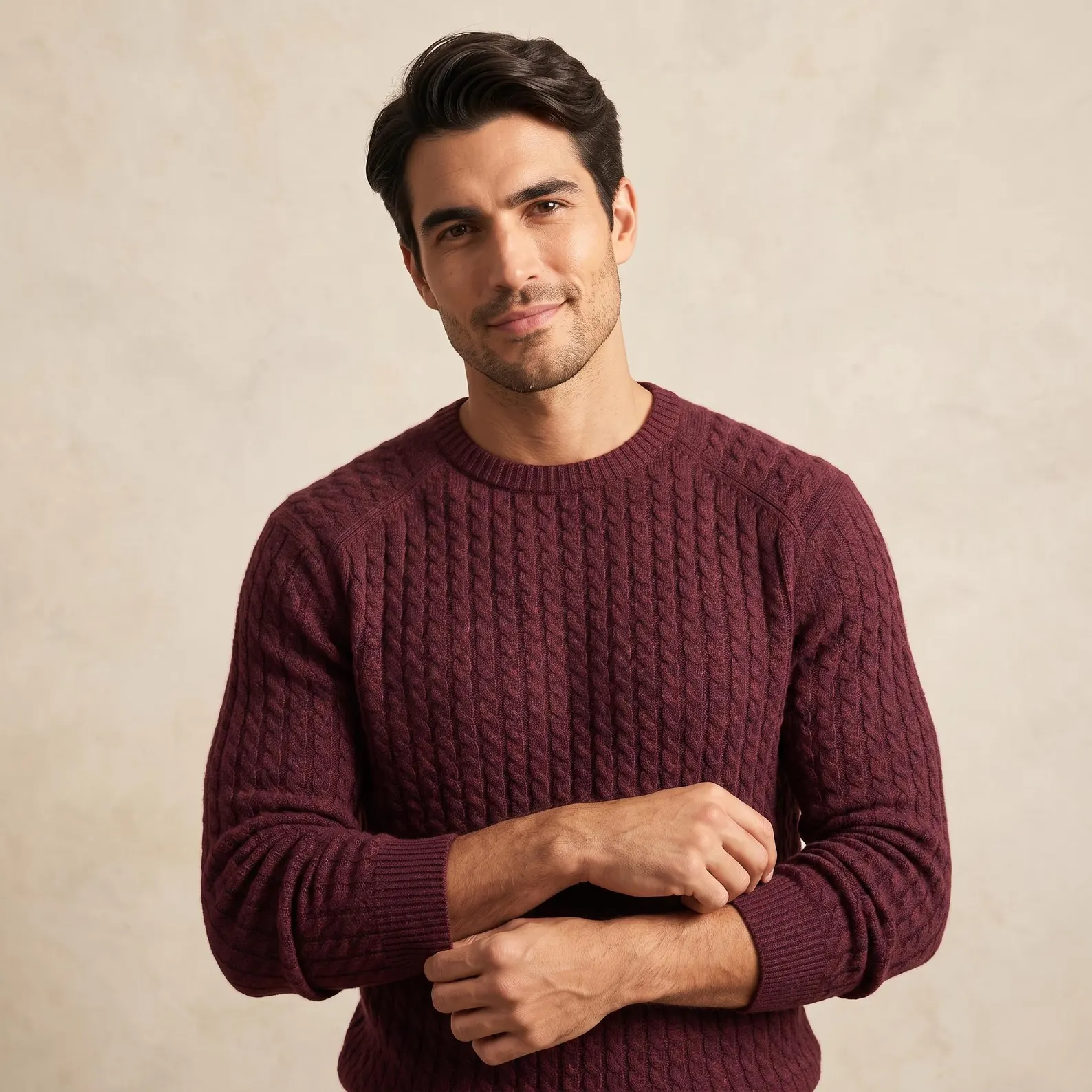 Men Aran Sweater